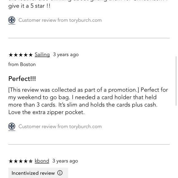 Tory Burch - Walker Leather Top Zip Card Case (Gently Used) - Picture 7 of 8